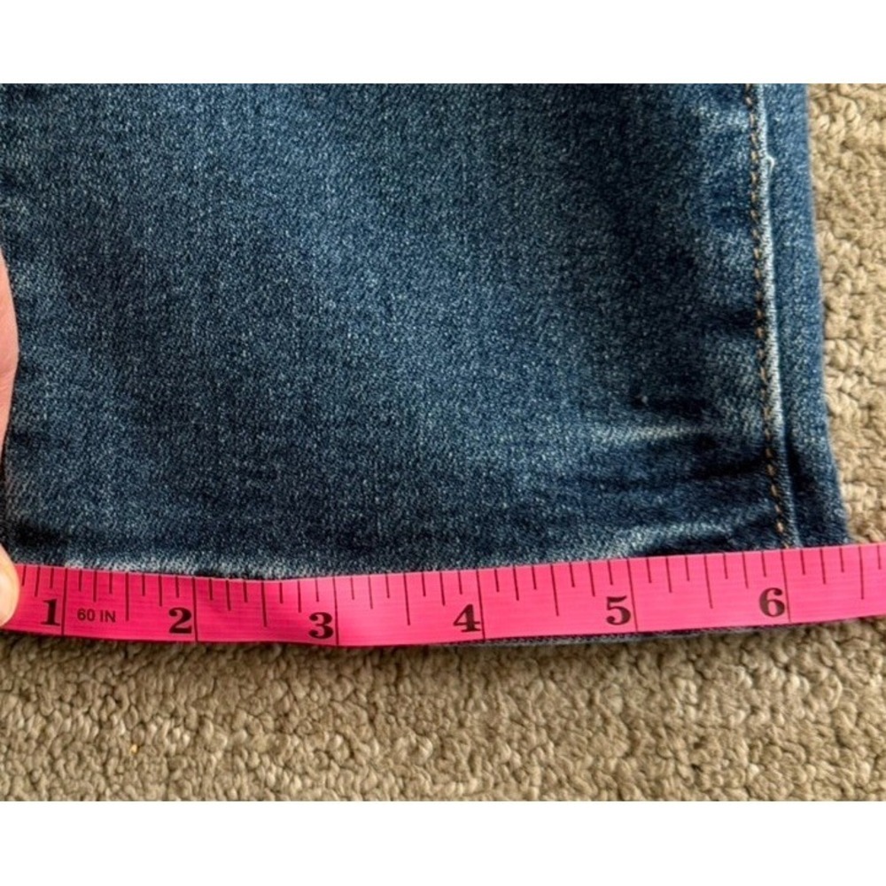 Good American Good Legs Distressed Skinny Jeans Size 27 Medium‎ Wash - Picture 7 of 10
